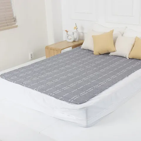 코지아 EMF 탄소 전기요 체크라이프 싱글/온열 전기매트 1인용 침대 온열 차박 난방 캠핑 장판 전자파차단