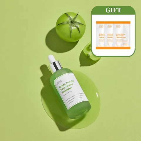 그린토마토 모공 리프팅 앰플 대용량 75ml (+기미크림 1.5ml 3개)