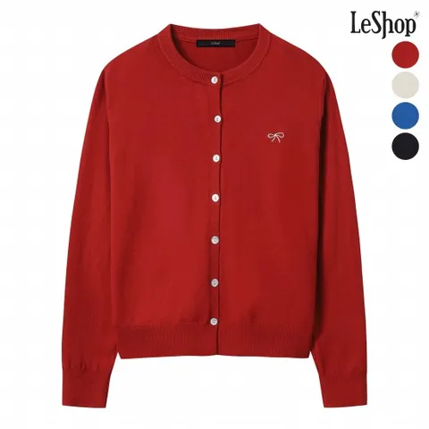 비스코스 리본 자수 니트 가디건 (DP3CK007A)