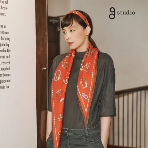 5 지스튜디오 25SS 오간자 자카드 카울넥 3종