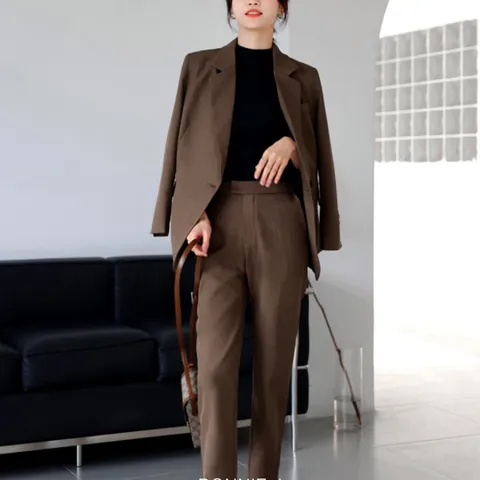 [브리치] 보니제이 / 봄 가을 여성 정장세트 여자 셋업수트 빅사이즈 M XL