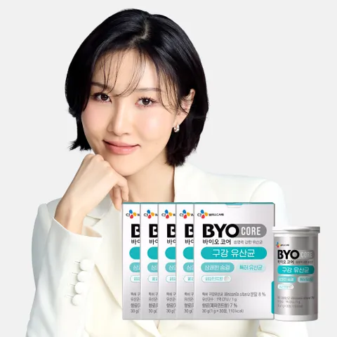 [CJ공식] 바이오코어 구강 유산균 30정 5박스