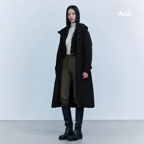 더엣지 헝가리구스 후드 트렌치다운