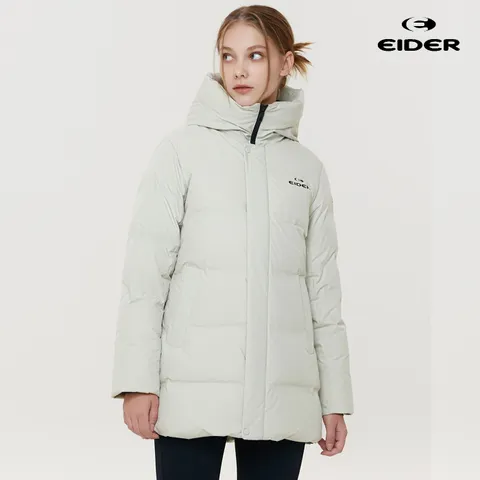 써큘라트 여성 중힙 미들기장감 구스다운 여자패딩 DWW24543