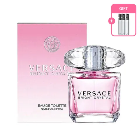 베르사체 향수 브라이트 크리스탈 EDT 50ml + 앰플3종