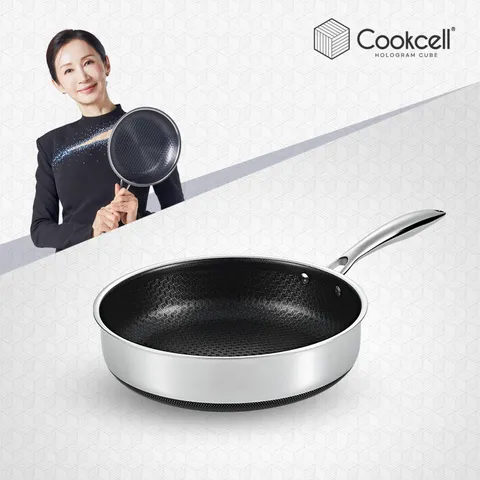 쿡셀 홀로그램 큐브 IH 소테팬 28cm