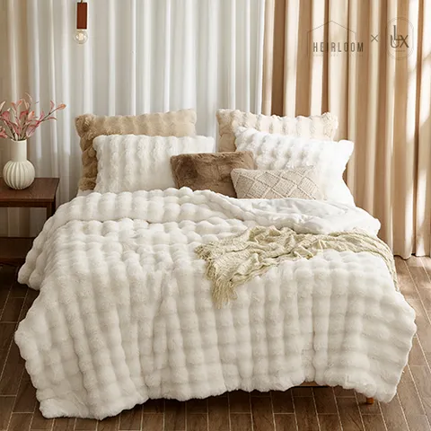 [에어룸] 럭스컬렉션 고밀도 라셀퍼 베딩세트(이불담요)_SK