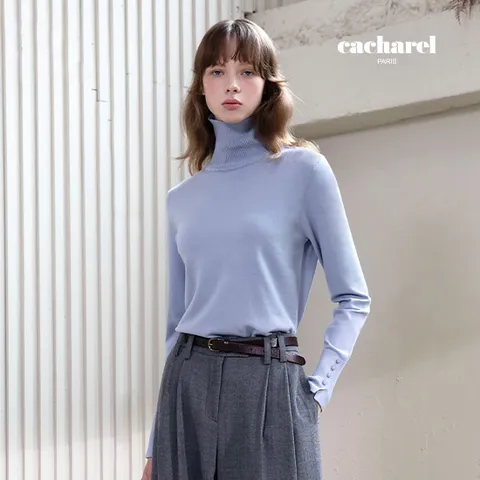 [론칭가 69,900원] 까사렐 24FW 여성 소프트 터틀넥풀오버 4종