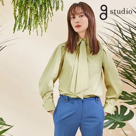 [최초가 69000][지스튜디오]20SS 수피마코튼 시그니처블라우스