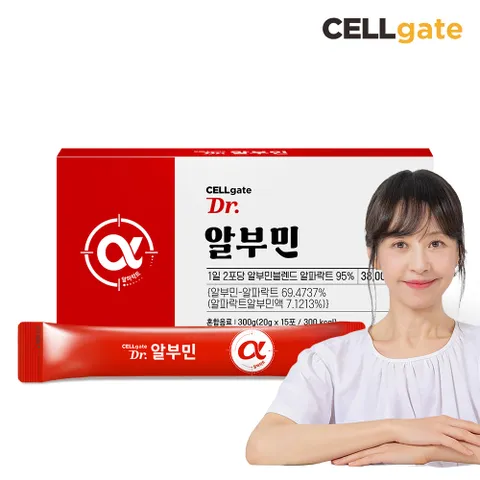 셀게이트 액상형 닥터 알부민 1박스 (20g*15포)
