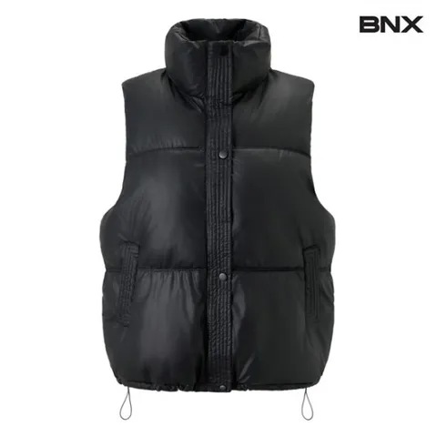 정상가79,000 | 하이넥 스트링 데일리 패딩베스트 (BW4VT009L0)