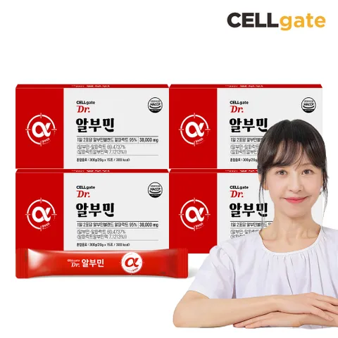 셀게이트 액상형 닥터 알부민 4박스 (20g*60포)