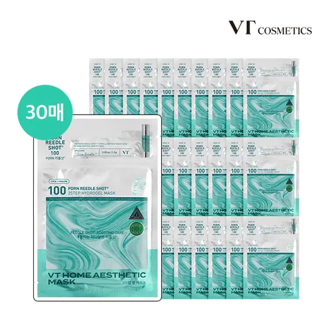VT PDRN 리들샷 홈케어 2스텝 겔마스크 30회분 (6box)