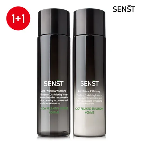 센스트 남성화장품 시카 릴렉싱 토너 200ml+에멀전 200ml