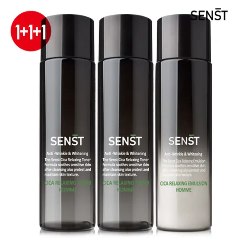 센스트 남성화장품 시카 릴렉싱 토너 200mlx2+에멀전 200ml