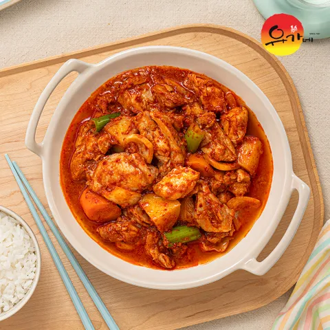 닭볶음탕 1인분닭다리살 1팩 + 닭볶음탕 양념 1팩