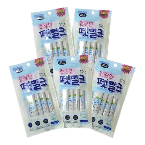 강아지 고양이 겸용 유산균 초유 함유 펫밀크 5개