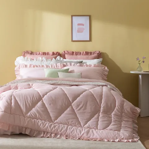 [까사리빙]Q 60수 순면 고밀도 바이오워싱 3종 침구세트