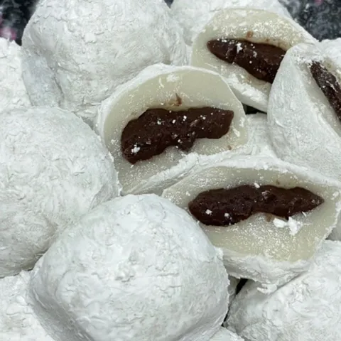 달콤한 대왕 찹쌀떡 20개 2박스 간식 왕찹쌀떡 백모찌 대왕찹쌀떡 큰찹쌀떡 대왕모찌떡