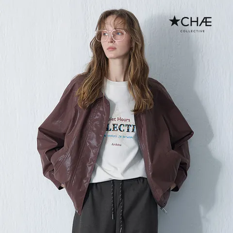 [온플] 채컬렉티브 26FW 글로시 아카이브 셔링 점퍼