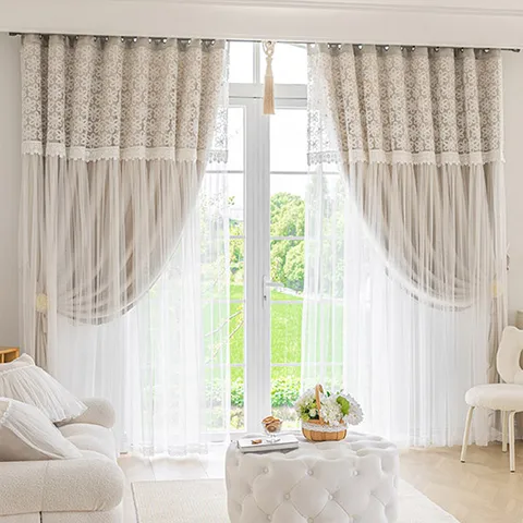 지나송 대형 로망 웨딩암막커튼