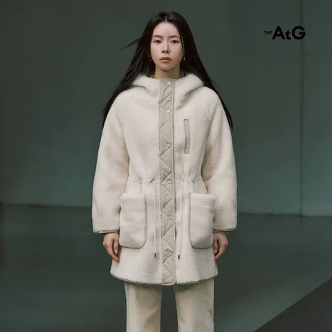 5-1.[1만원인하]더엣지 25FW 플러피 후드 자켓