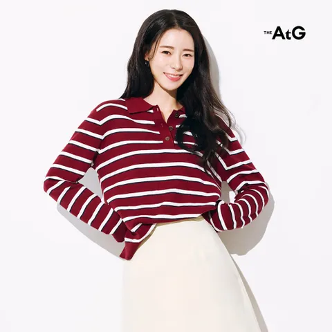 1-1[최초가79,900원]더엣지 26SS 멀티 스트라이프 니트 3종