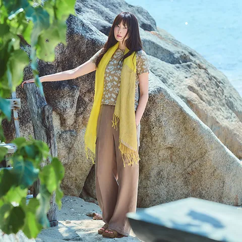 1-2. 지스튜디오 26SS 큐프로 블렌디드 드레이프 팬츠