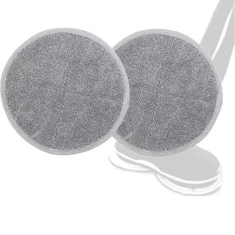 극세사 원형 물걸레 청소기 패드2P (대)2 극세사걸레 청소포 원형청소포 물걸레청소기
