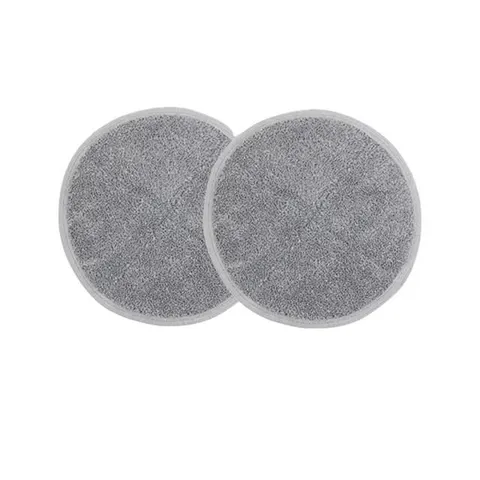 극세사 원형 물걸레 청소기 패드2P (소) 극세사걸레 청소포 원형청소포 물걸레청소기