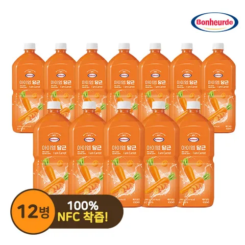 [50% SALE]보넬드 아이엠 당근주스 1L 12병