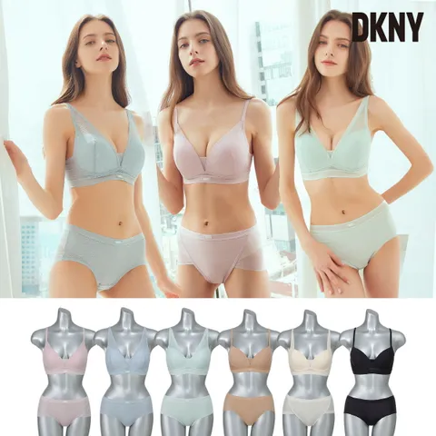 CJ [DKNY] 어반 부티크 콜렉션 여성 브라팬티 12종 패키지