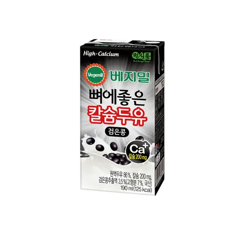 베지밀 뼈에좋은 칼슘두유 검은콩 190mlx48팩