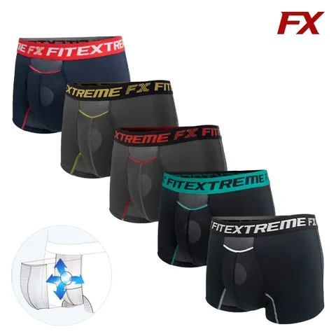 [하프클럽/피트엑스]에어로쿨 3D분리형 드로즈 5종세트/남성팬티