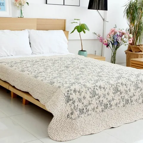 200x230cm 플라워투톤 워싱 패드 거실카페트