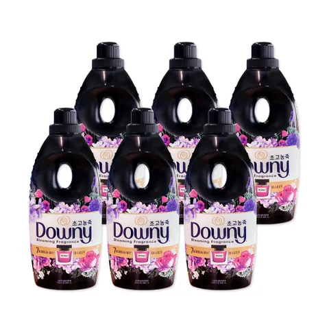 다우니 초고농축 퍼퓸 섬유유연제 블랙 미스티크 1L x6개
