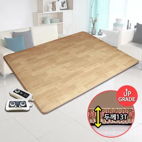 핫한일 대청마루 전기장판 전기카페트 13T 183x240_투난방