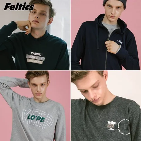 [로피 펠틱스]남성 스웨트 맨투맨/후드집업 택1