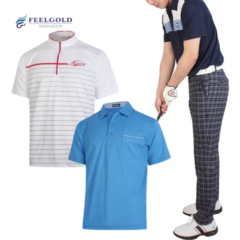 [필골드]여름 카라티셔츠 반팔 라운드티 민소매티 골프티 53종