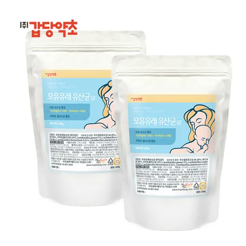 모유유래 유산균 알지 RG 200g X 2팩 구성 모유유산균 분말