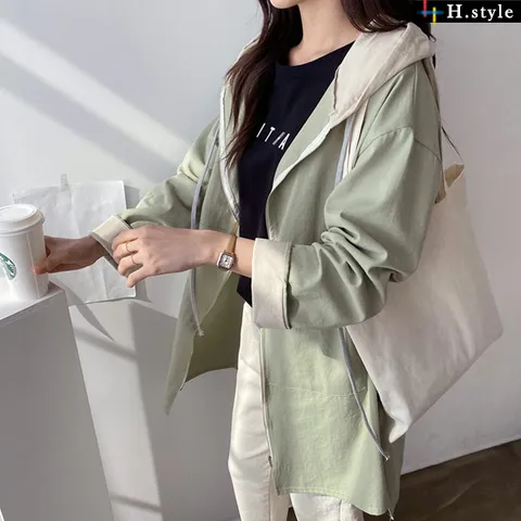 H스타일DK후두캥거루JP/간절기/봄신상/자켓/점퍼/JK/야상/코트/트렌치/사파리