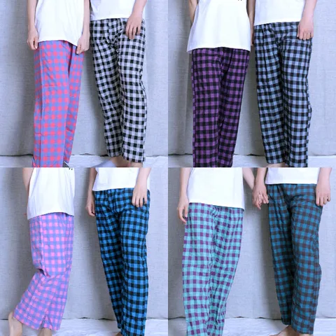 하이앤로우 선염 커플 파자마 9부 주머니 바지