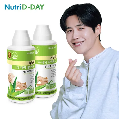 뉴트리디데이 다이어트 알로에겔 1000ml x 2개 / 체지방감소 장건강 면역력 알로에베라