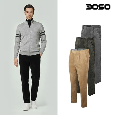 남성 겨울 코듀로이 기모 극세사 골덴바지/골프바지/MWDF