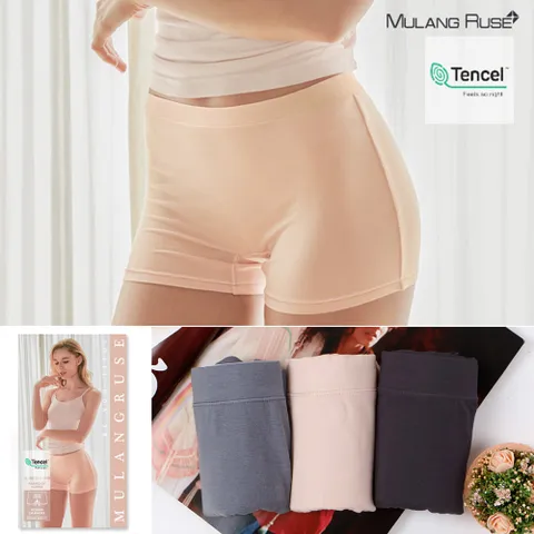 물랑루즈 라인 여성 사각 드로즈 팬티 3매입