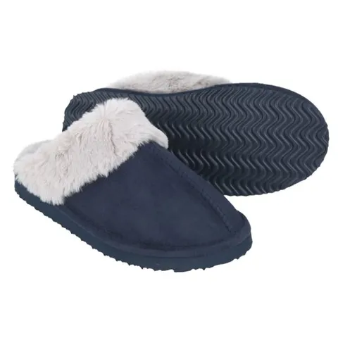 [하프클럽/낫소]커브스 보아 방한슬리퍼 네이비