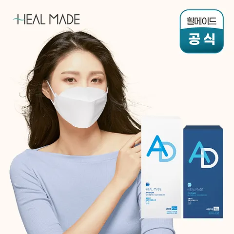 힐메이드 KFAD 3D 비말차단용 마스크 대형 180매입