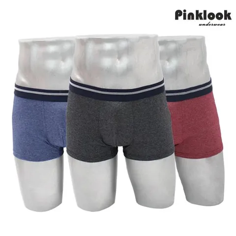 [하프클럽/핑크룩]멜란지코튼 드로즈 남성팬티/택1