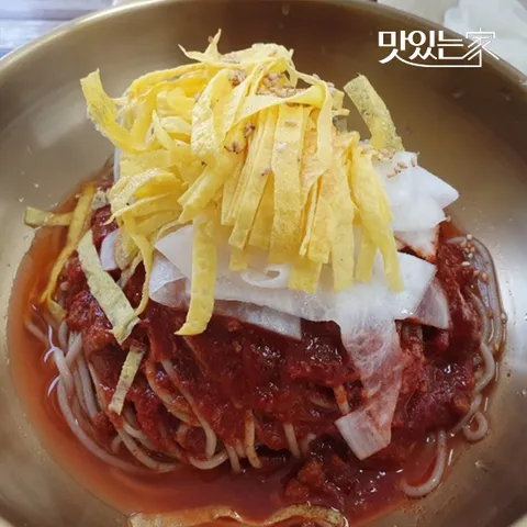 맛있는家 [100%순메밀면]메밀면+비빔양념장 800g 2인분