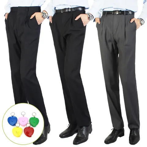 [필골드] 필골드 신사정장 춘추바지 원턱솔리드 팬츠A80 3종세트& 줄자